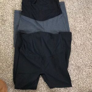 1 cropped 1 reg length legging